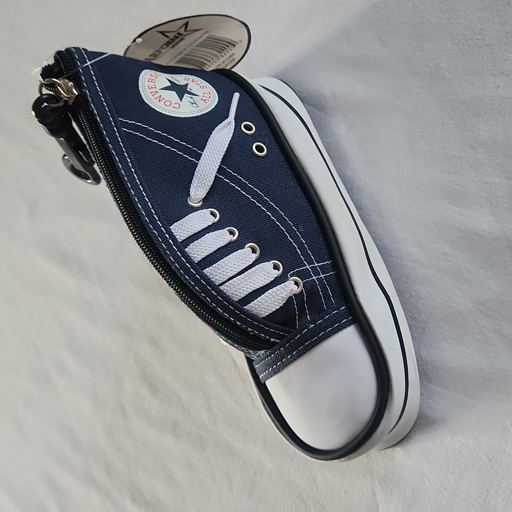 CONVERSE All Star Chuck Taylor Sneaker Pencil Case Cosmetic Bag Purse Shoe Pouch